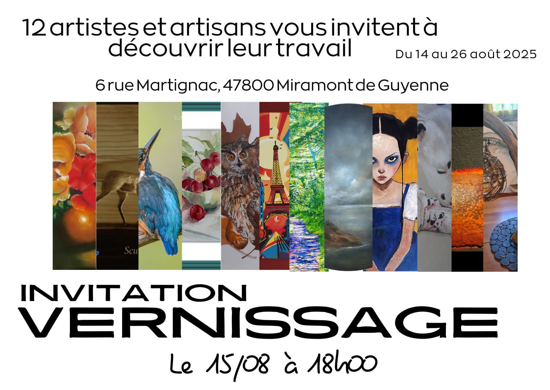 Exposition collective — Salle l’Amassada, Miramont-de-Guyenne